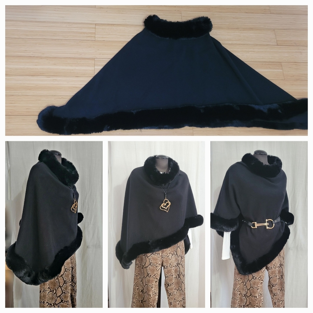 Poncho  Sweater/ OS - Picture 4 of 10